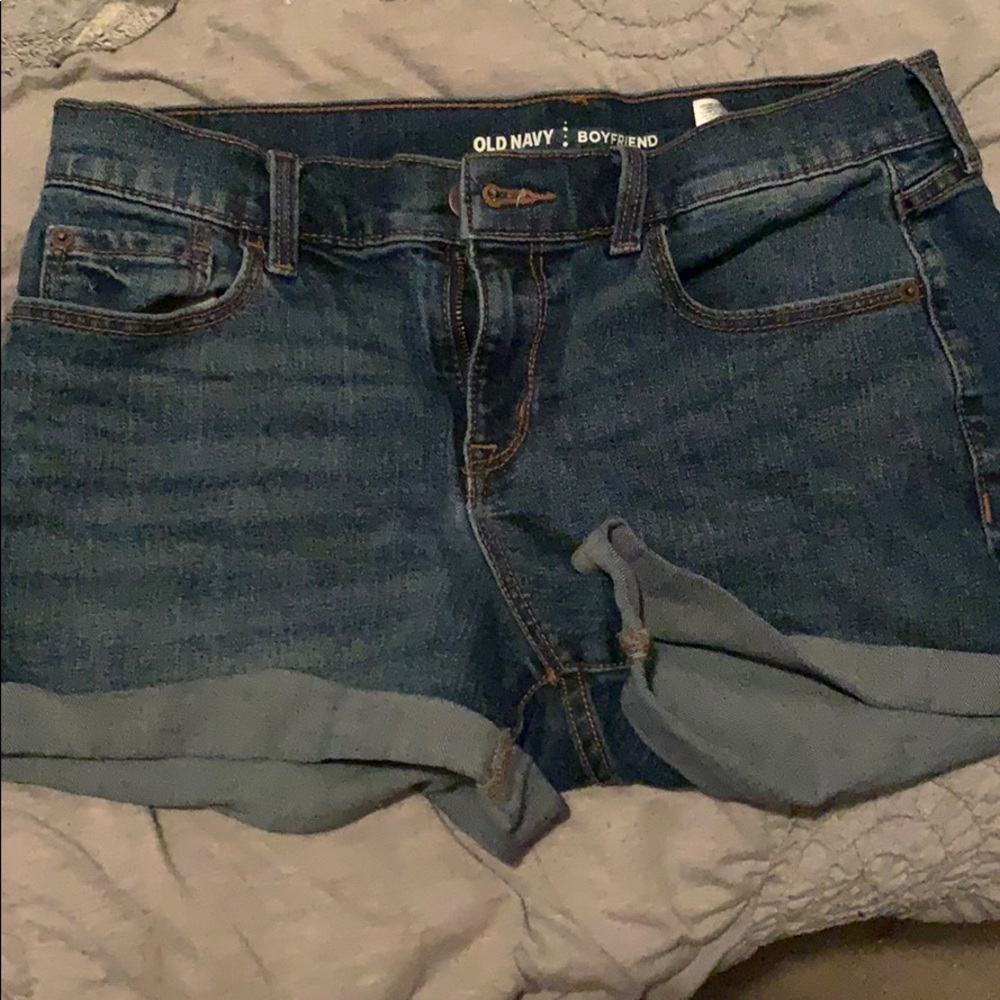 old navy boyfriend jean shorts